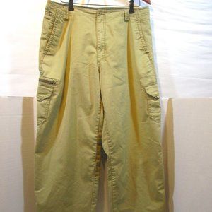REI Men's Khaki Camping Cargo pants Size 36W 32L